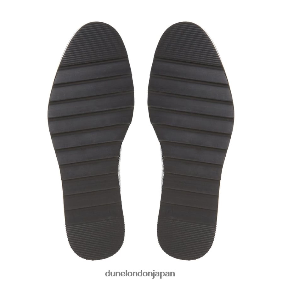 ファリラ レースアッププラットフォームシューズ 黒 女性 Dune London 4JB82R667