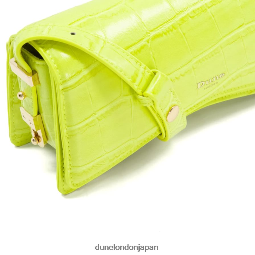 ドゥーリー カーブベース ショルダーバッグ ライム 女性 Dune London 4JB82R66