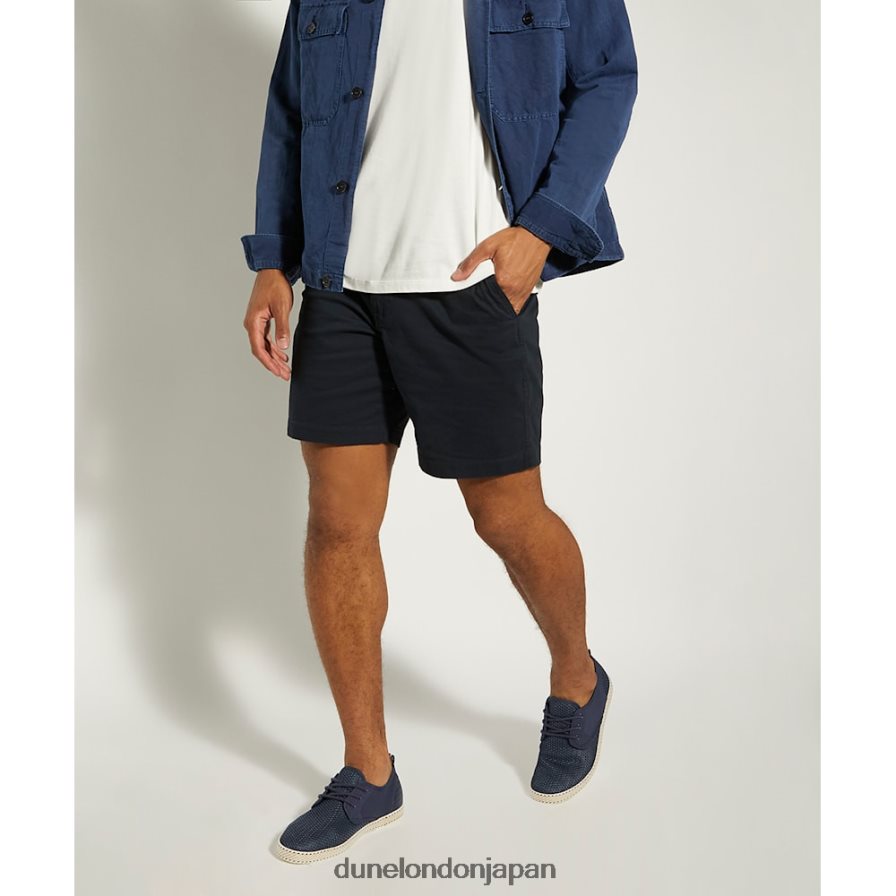 閃光 メッシュ レースアップ エスパドリーユ 海軍 男性 Dune London 4JB82R676