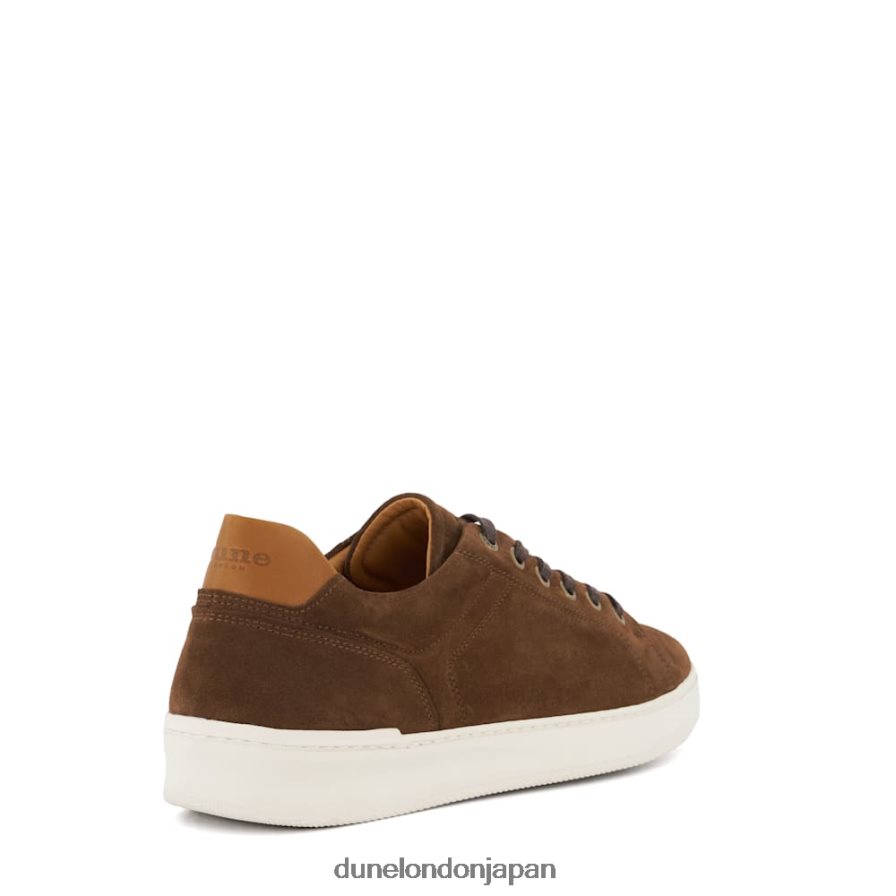 トレド スエード レースアップスニーカー 茶色 男性 Dune London 4JB82R700