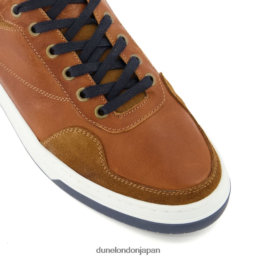 トーリン レースアップトレーナー 黄褐色 男性 Dune London 4JB82R702