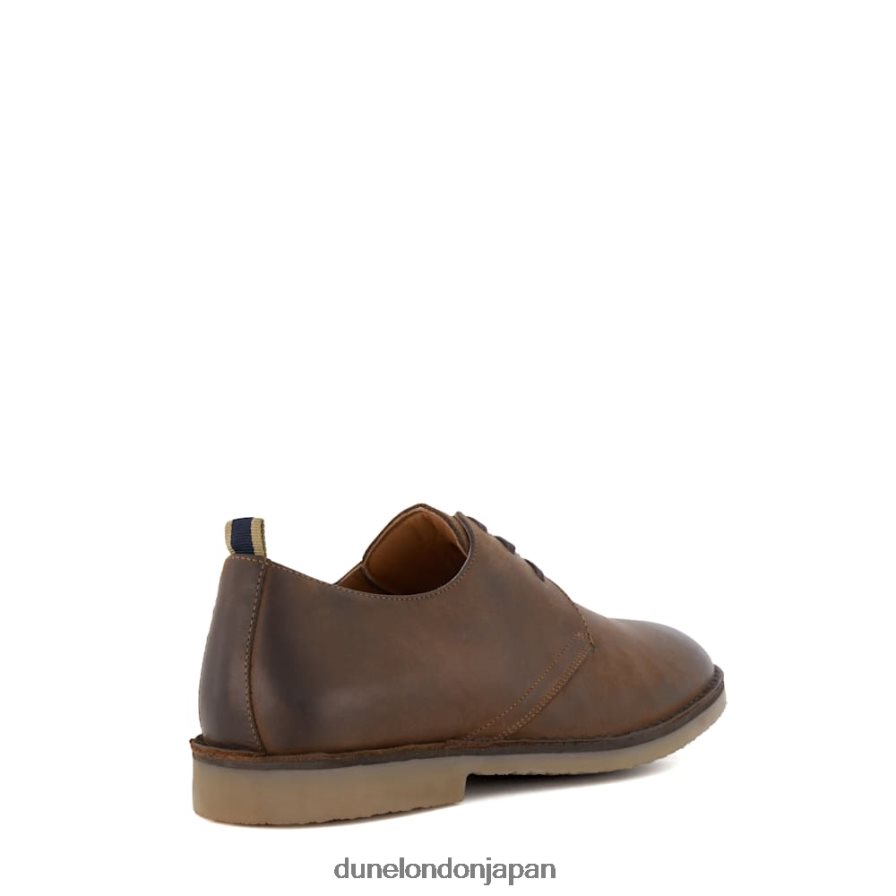 ブルックド カジュアルなレースアップシューズ 茶色 男性 Dune London 4JB82R703