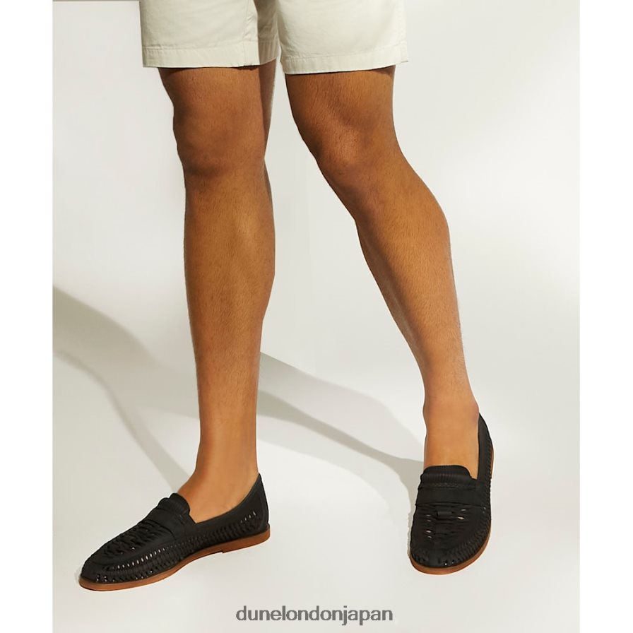 レンガ カジュアルなウーブンローファー ダークネイビー 男性 Dune London 4JB82R710