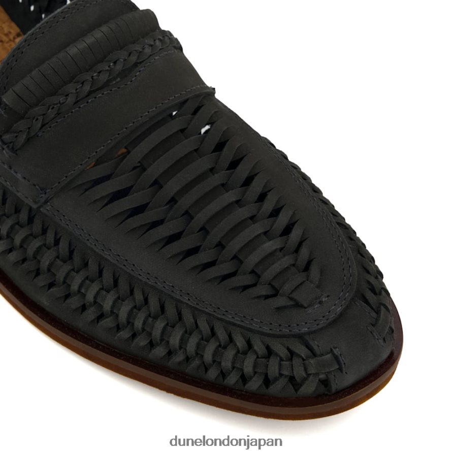 レンガ カジュアルなウーブンローファー ダークネイビー 男性 Dune London 4JB82R710
