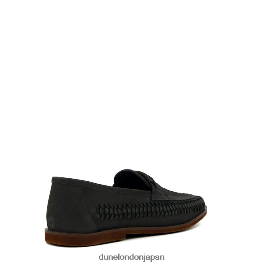 レンガ カジュアルなウーブンローファー ダークネイビー 男性 Dune London 4JB82R710