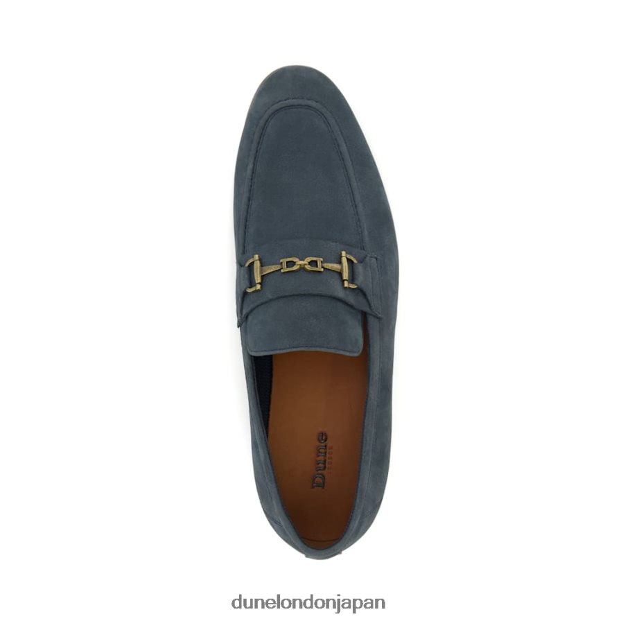 制裁 スナッフルトリム ローファー 海軍 男性 Dune London 4JB82R715
