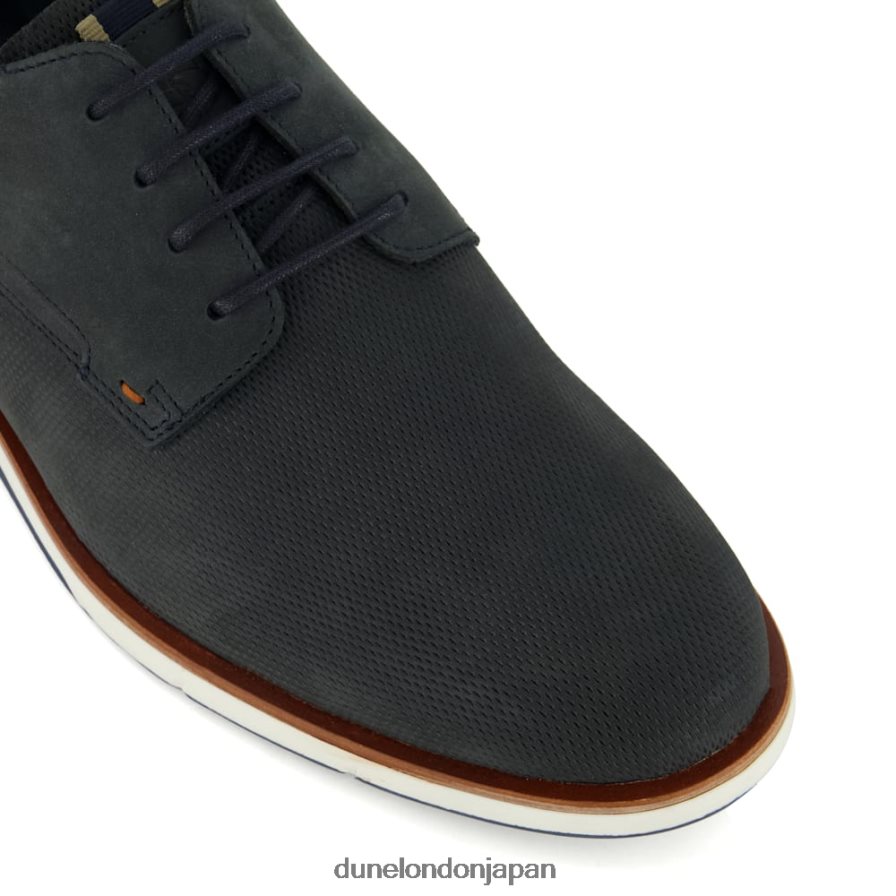 バーナベイ カジュアルなギブソンシューズ 青 男性 Dune London 4JB82R717