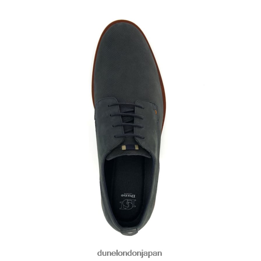 バーナベイ カジュアルなギブソンシューズ 青 男性 Dune London 4JB82R717