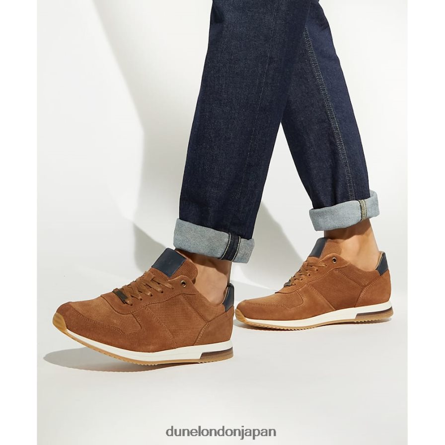 三部作 レースアップ ランナートレーナー 黄褐色 男性 Dune London 4JB82R721