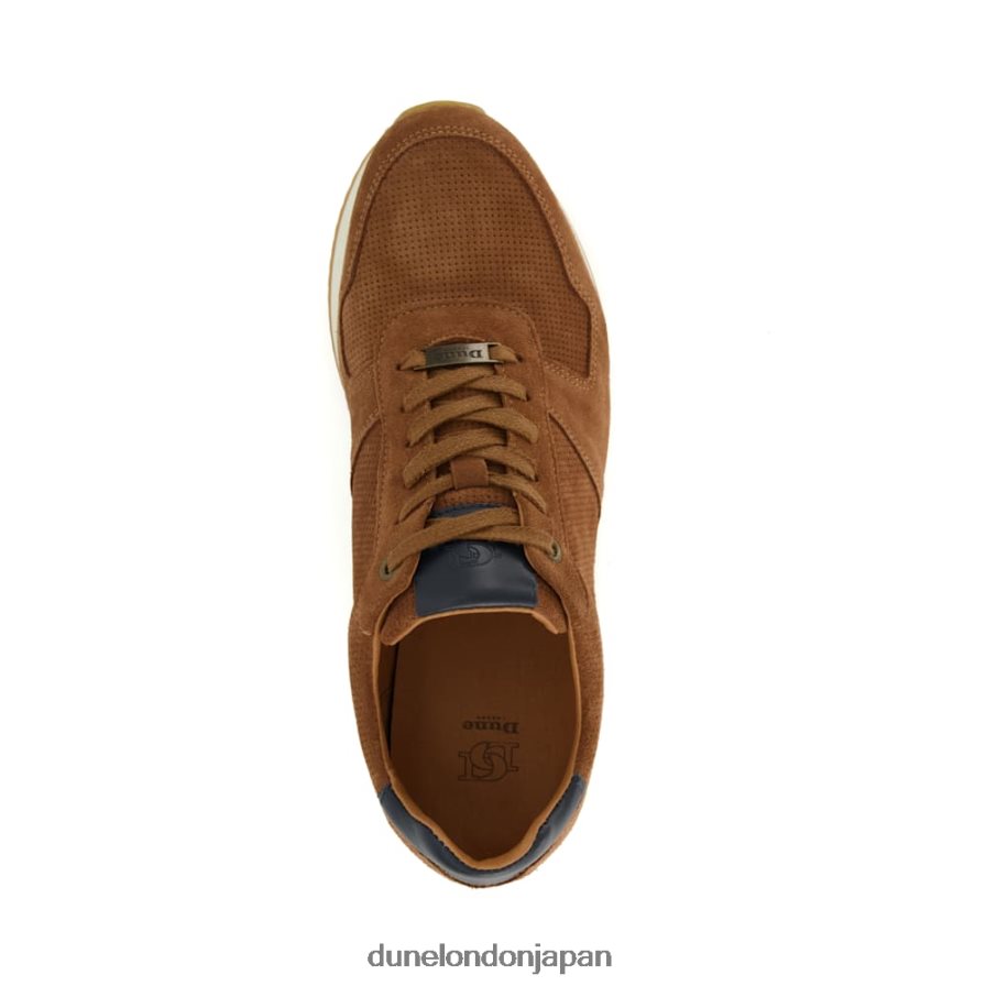 三部作 レースアップ ランナートレーナー 黄褐色 男性 Dune London 4JB82R721