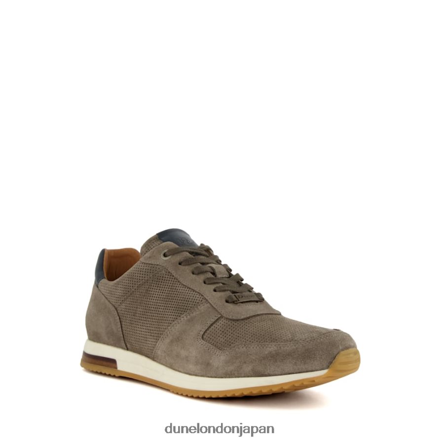 三部作 レースアップ ランナートレーナー グレー 男性 Dune London 4JB82R722