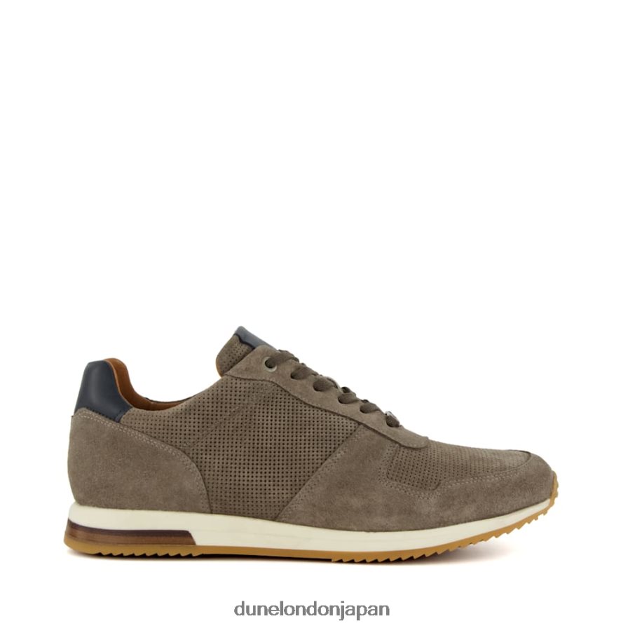 三部作 レースアップ ランナートレーナー グレー 男性 Dune London 4JB82R722