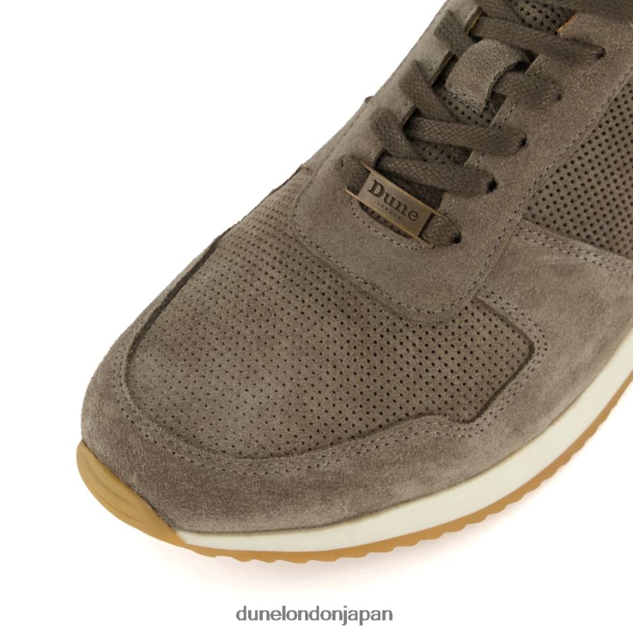 三部作 レースアップ ランナートレーナー グレー 男性 Dune London 4JB82R722
