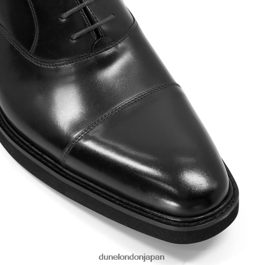 シロ レザーレースアップオックスフォードシューズ 黒 男性 Dune London 4JB82R734