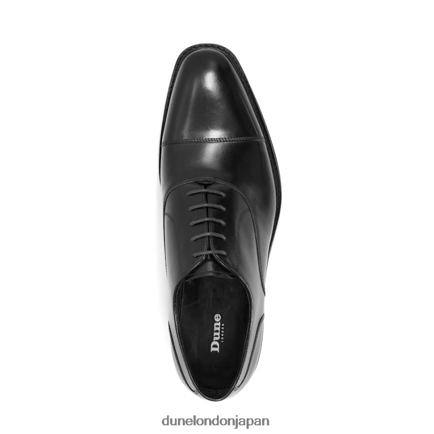 シロ レザーレースアップオックスフォードシューズ 黒 男性 Dune London 4JB82R734