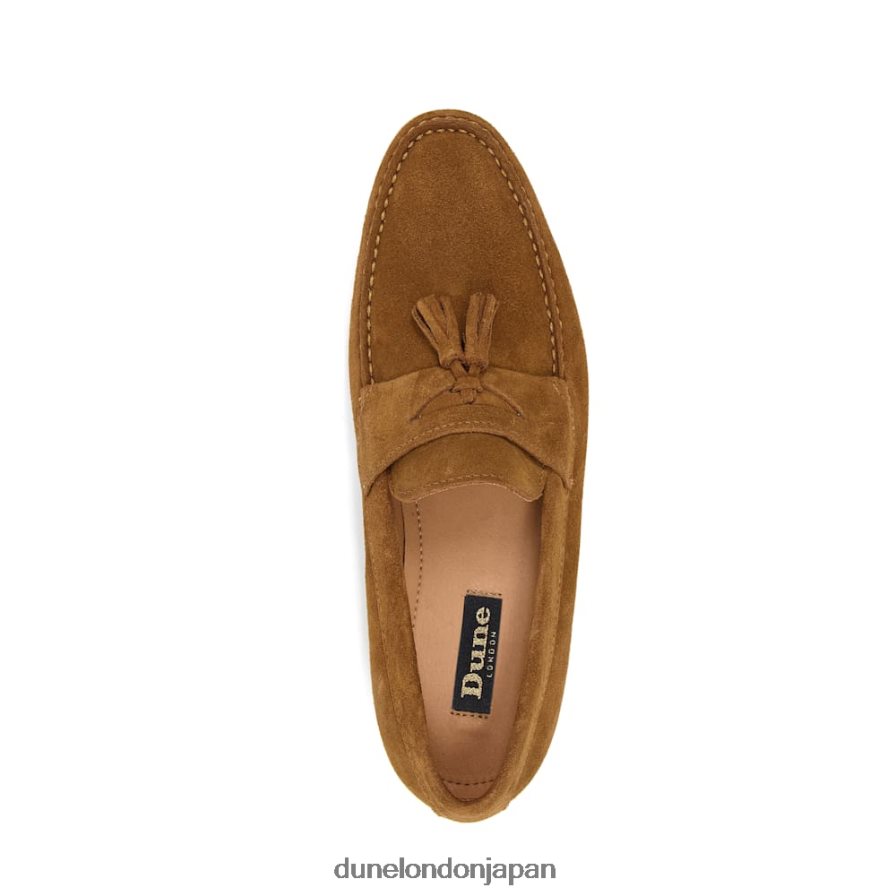 バート スエードローファー 黄褐色 男性 Dune London 4JB82R737