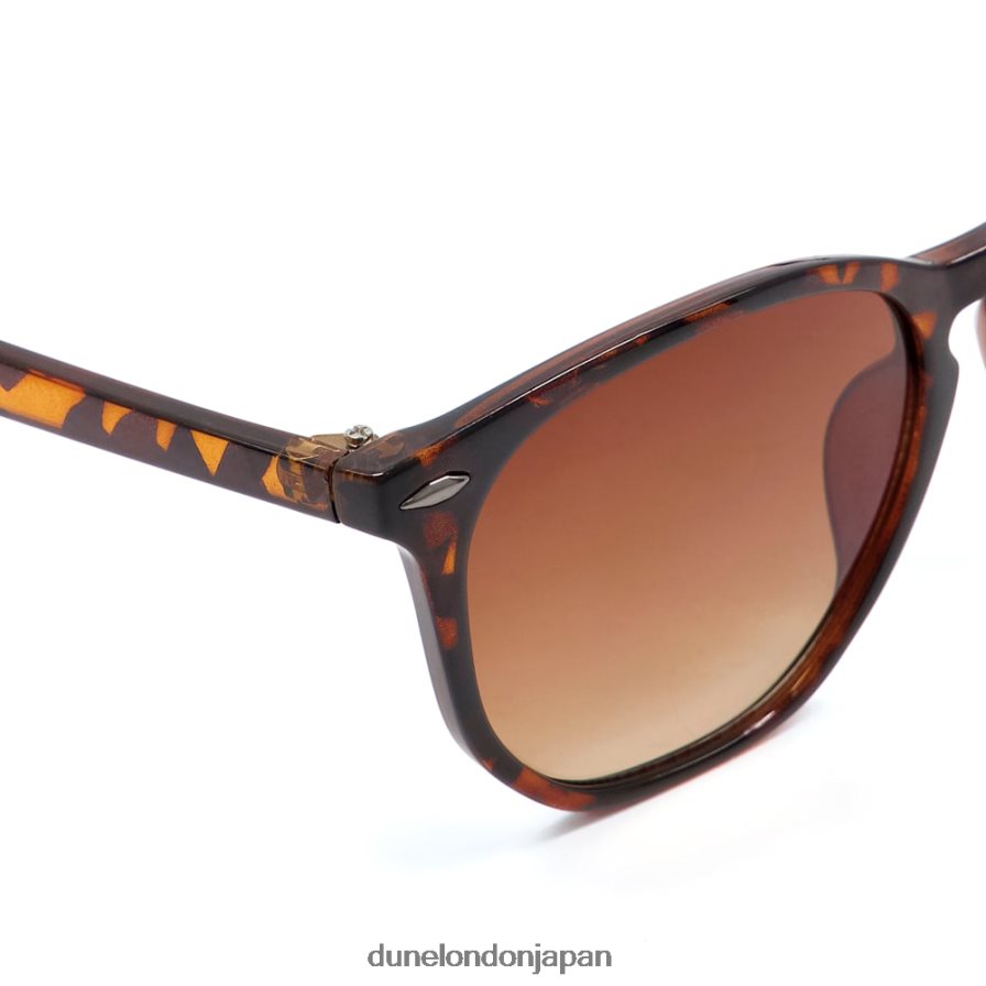 オスペン 透明フレームのサングラス べっ甲 男性 Dune London 4JB82R739