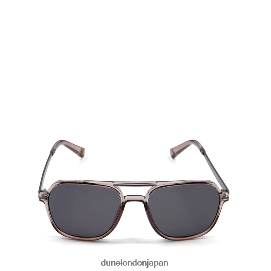 オサーク オーバーサイズのサングラス グレー 男性 Dune London 4JB82R740