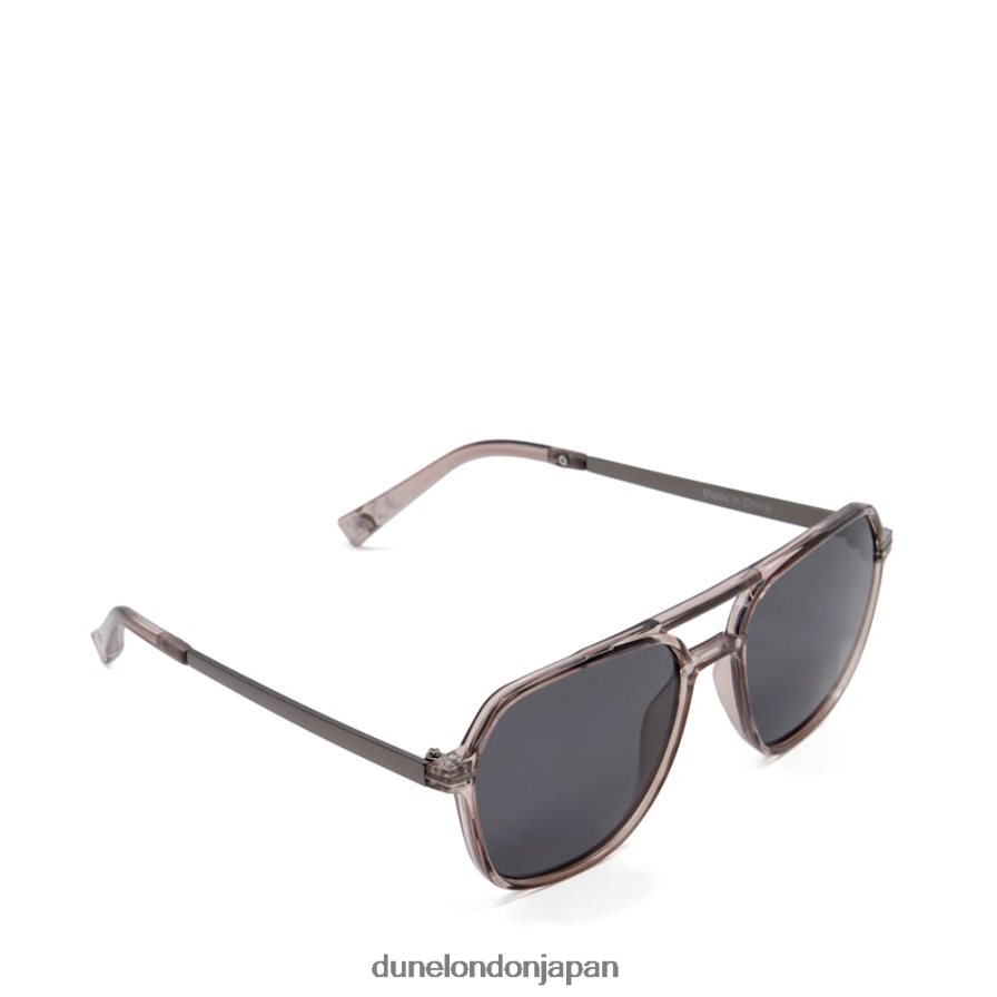 オサーク オーバーサイズのサングラス グレー 男性 Dune London 4JB82R740