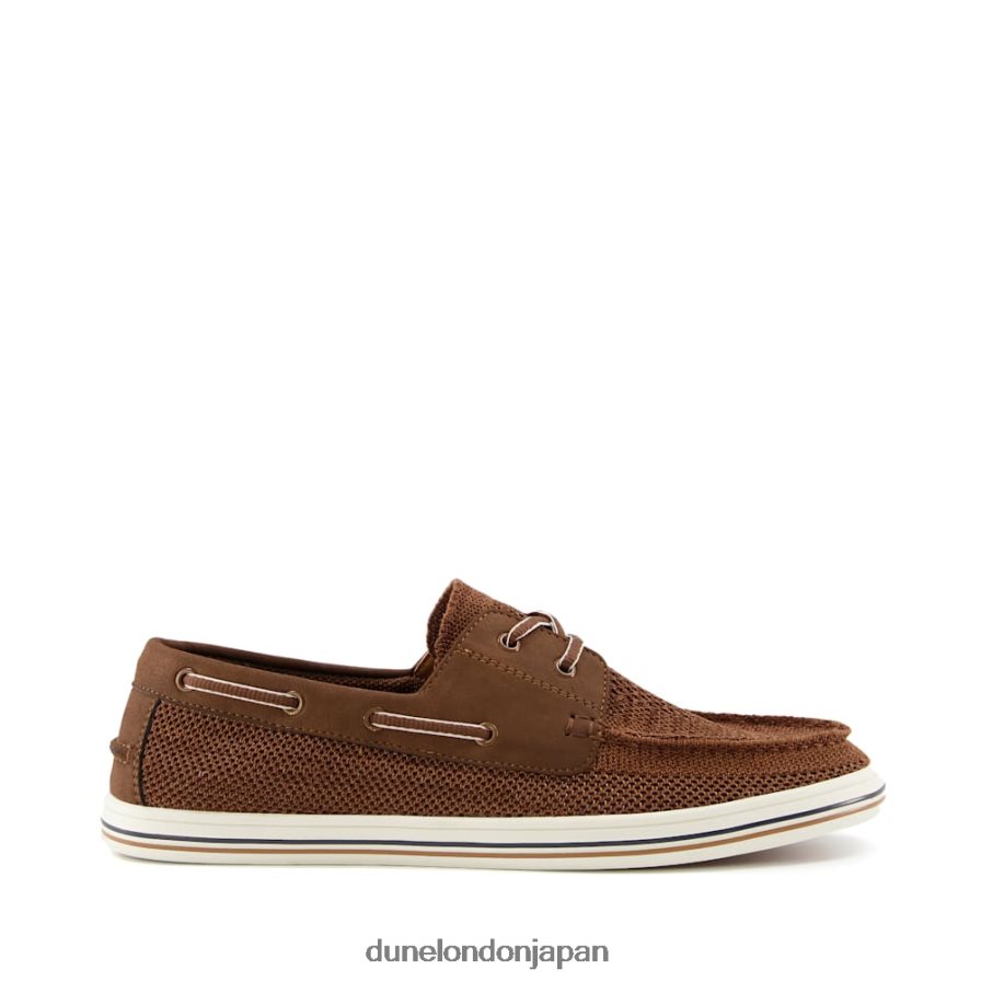 バーナー ニットボートシューズ 黄褐色 男性 Dune London 4JB82R744