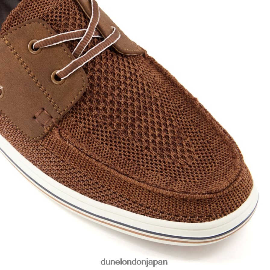 バーナー ニットボートシューズ 黄褐色 男性 Dune London 4JB82R744