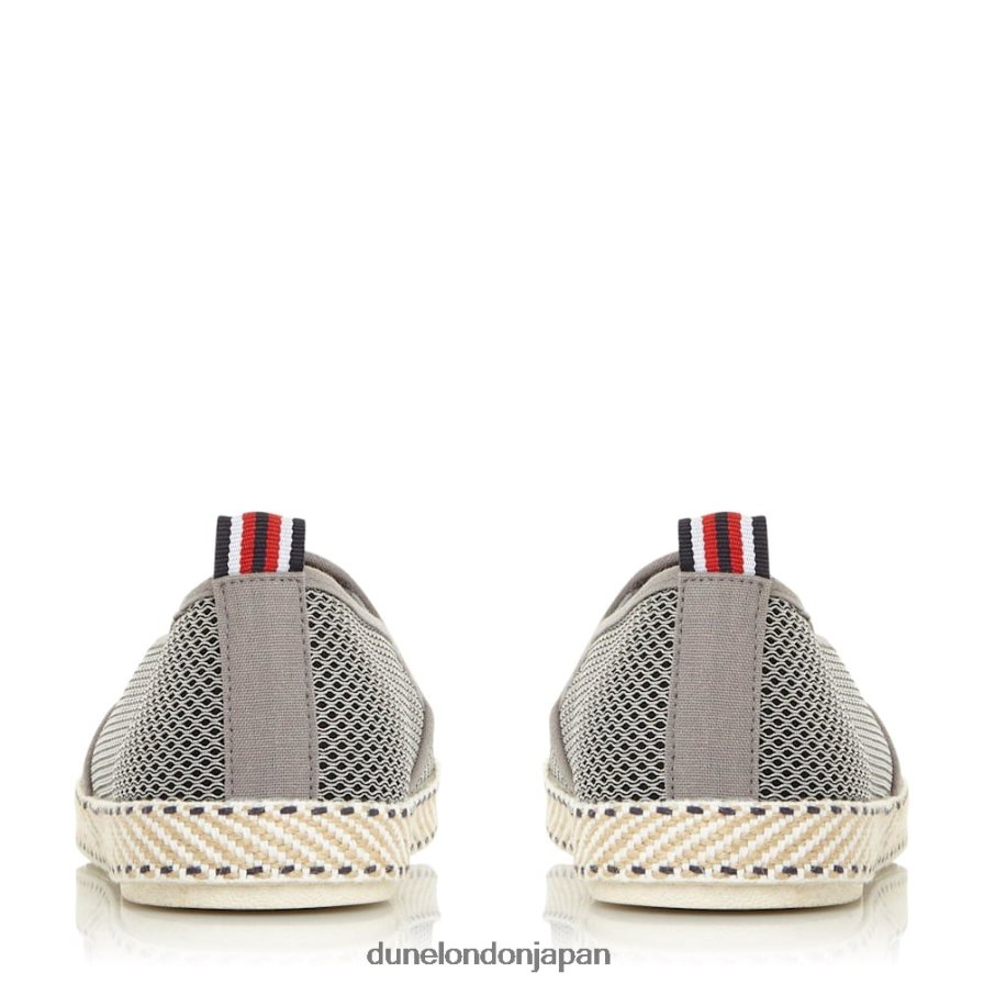 フィン メッシュエスパドリーユシューズ グレー 男性 Dune London 4JB82R749