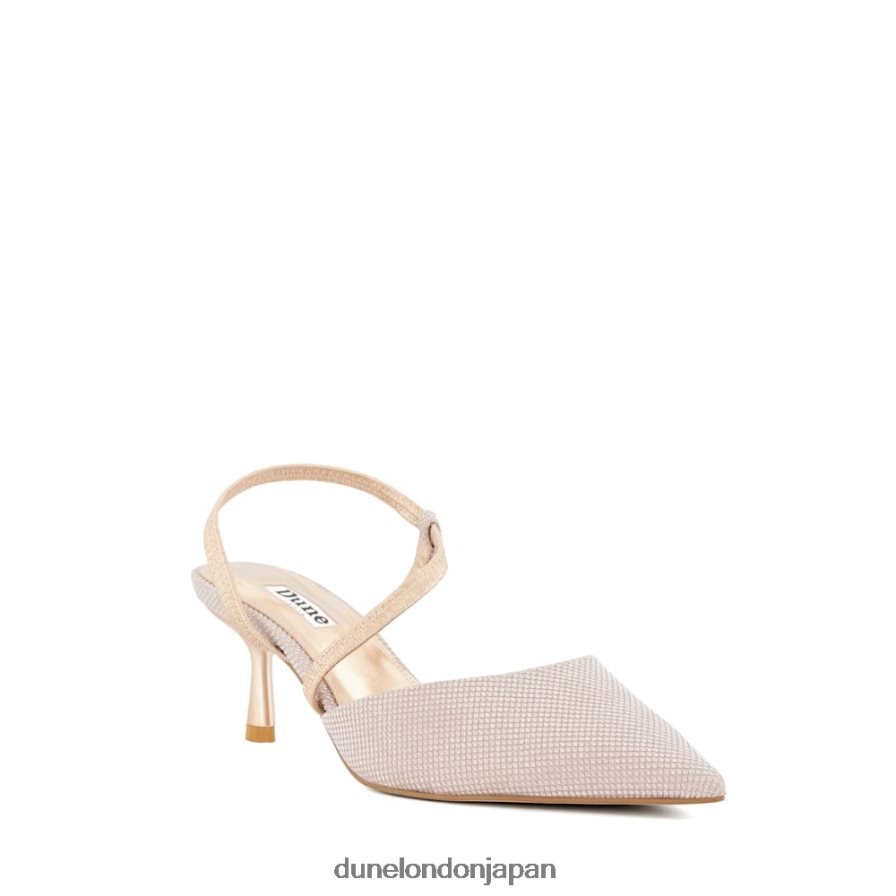 柑橘類 ワイドフィット フレアヒール コート ローズゴールド 女性 Dune London 4JB82R75