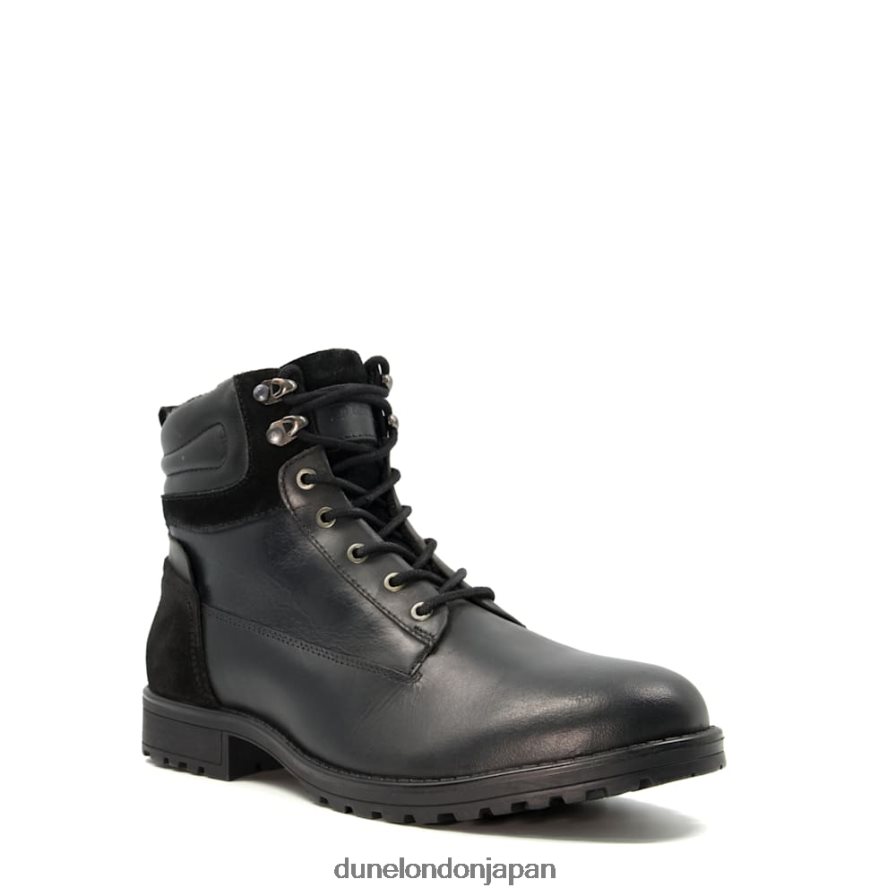 カペッロ レースアップブーツ 黒 男性 Dune London 4JB82R752