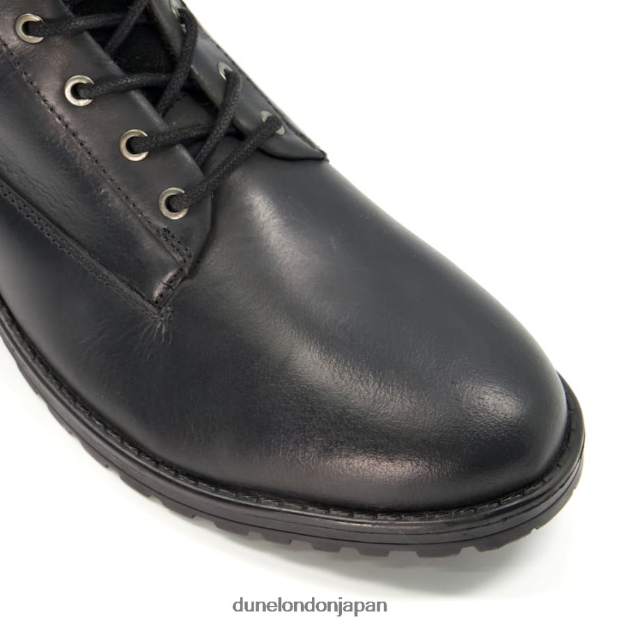 カペッロ レースアップブーツ 黒 男性 Dune London 4JB82R752