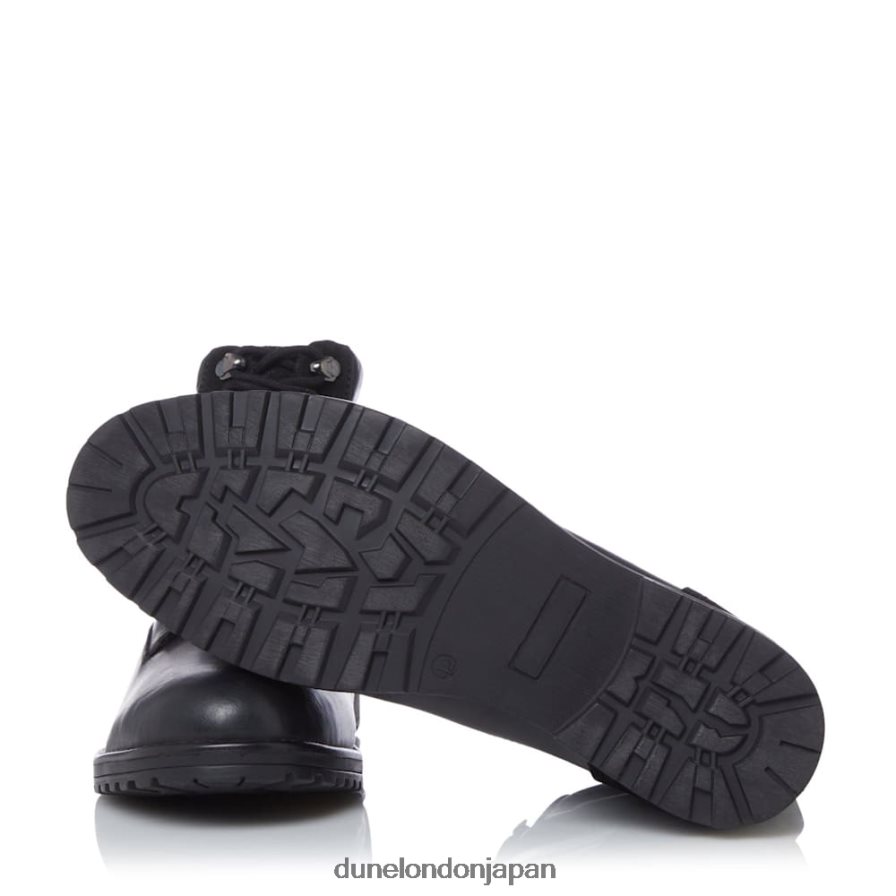 カペッロ レースアップブーツ 黒 男性 Dune London 4JB82R752