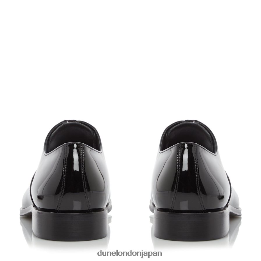 白鳥 スマートパテントオックスフォードシューズ 黒 男性 Dune London 4JB82R753