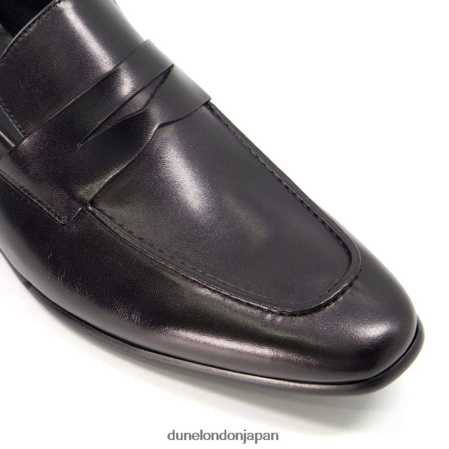 サーバ サドルローファー 黒 男性 Dune London 4JB82R756