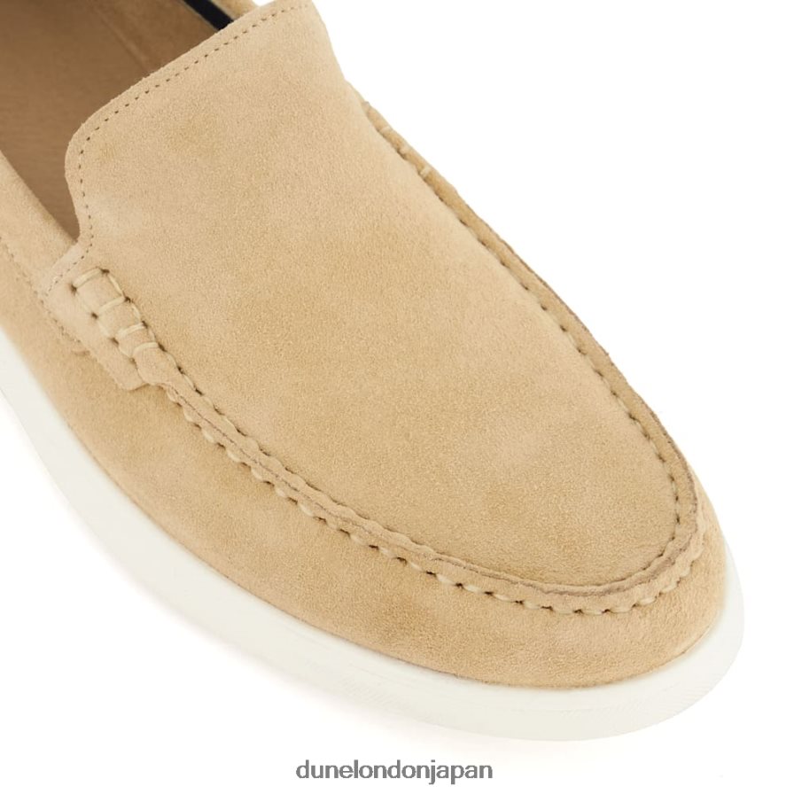 ブフトン カジュアルなスエードローファー 砂 男性 Dune London 4JB82R772