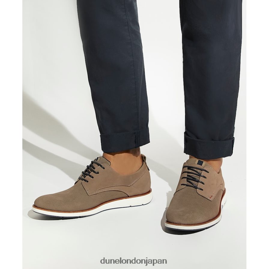 バーナベイ カジュアルなギブソンシューズ グレー 男性 Dune London 4JB82R773