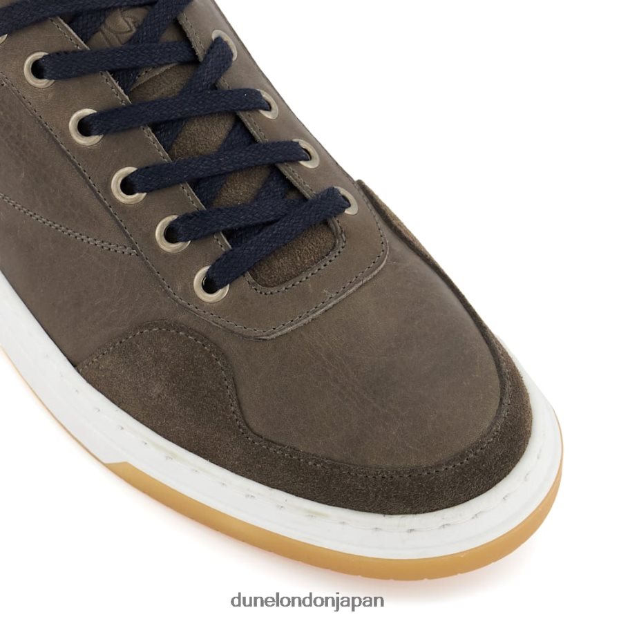 トーリン レースアップトレーナー グレー 男性 Dune London 4JB82R775