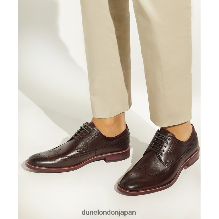 優れた ウィングチップブローグシューズ 茶色 男性 Dune London 4JB82R786