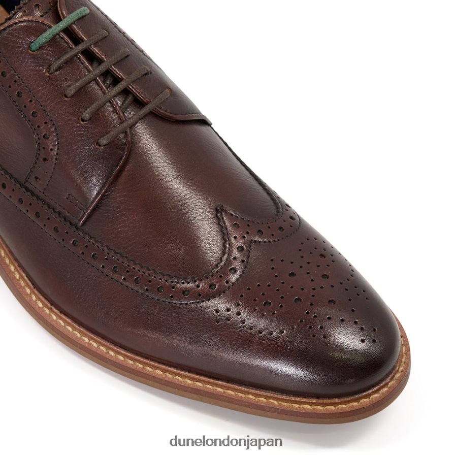 優れた ウィングチップブローグシューズ 茶色 男性 Dune London 4JB82R786