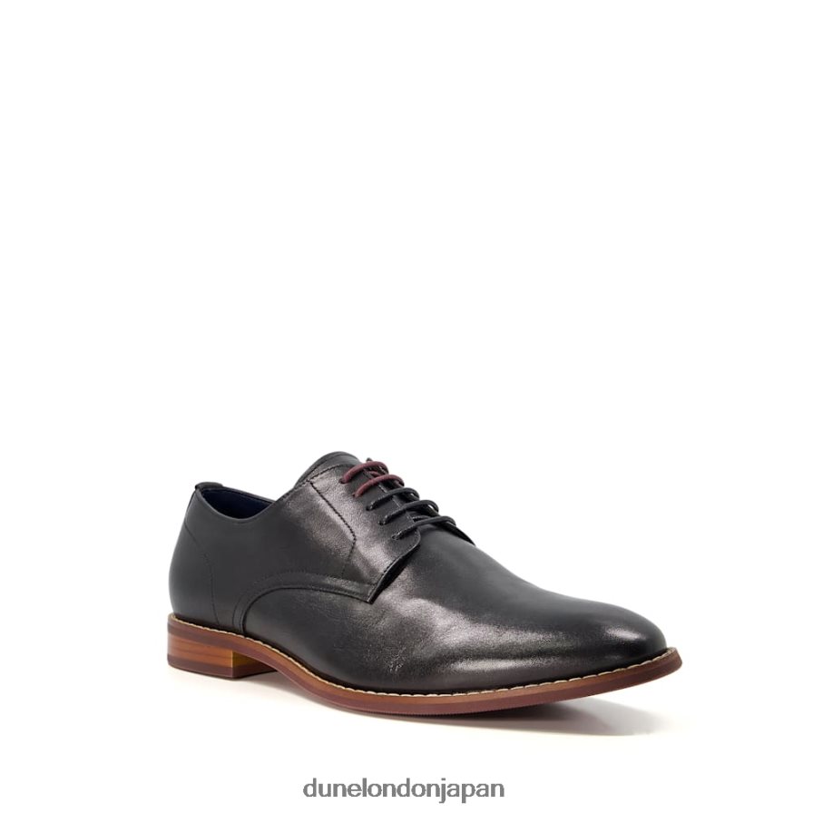 サフォーク ワイドフィットレザーダービーシューズ 黒 男性 Dune London 4JB82R787