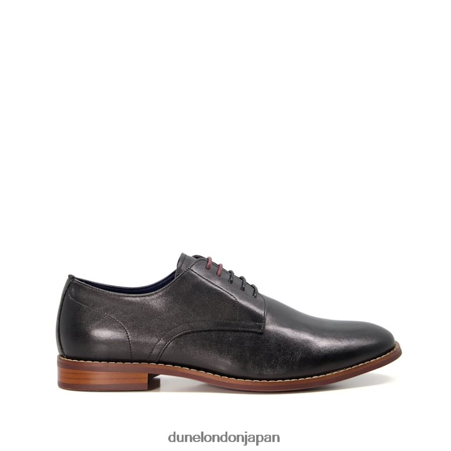 サフォーク ワイドフィットレザーダービーシューズ 黒 男性 Dune London 4JB82R787