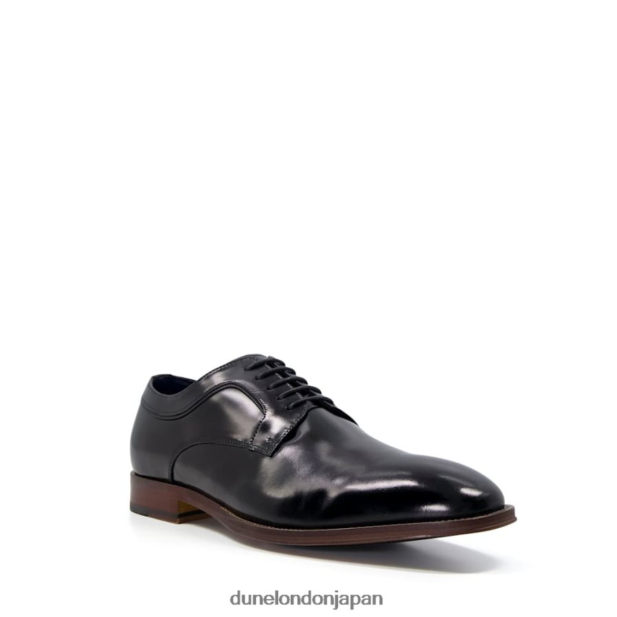 スズメ レザーレースアップダービーシューズ 黒 男性 Dune London 4JB82R789