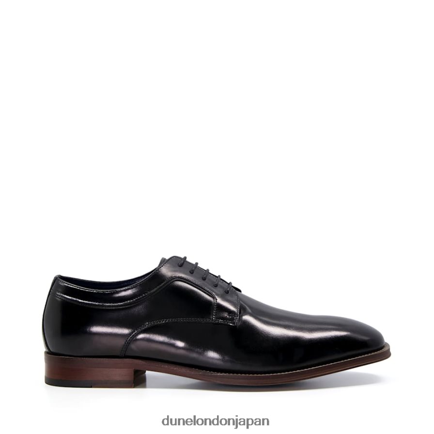 スズメ レザーレースアップダービーシューズ 黒 男性 Dune London 4JB82R789