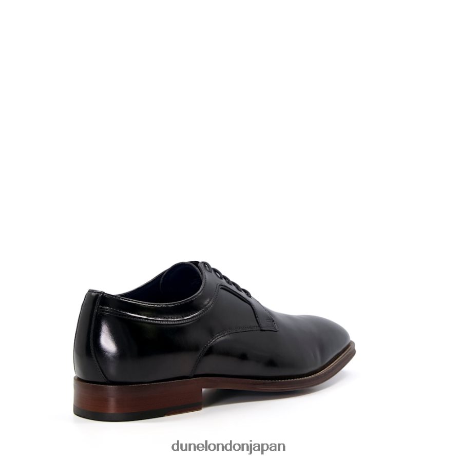 スズメ レザーレースアップダービーシューズ 黒 男性 Dune London 4JB82R789
