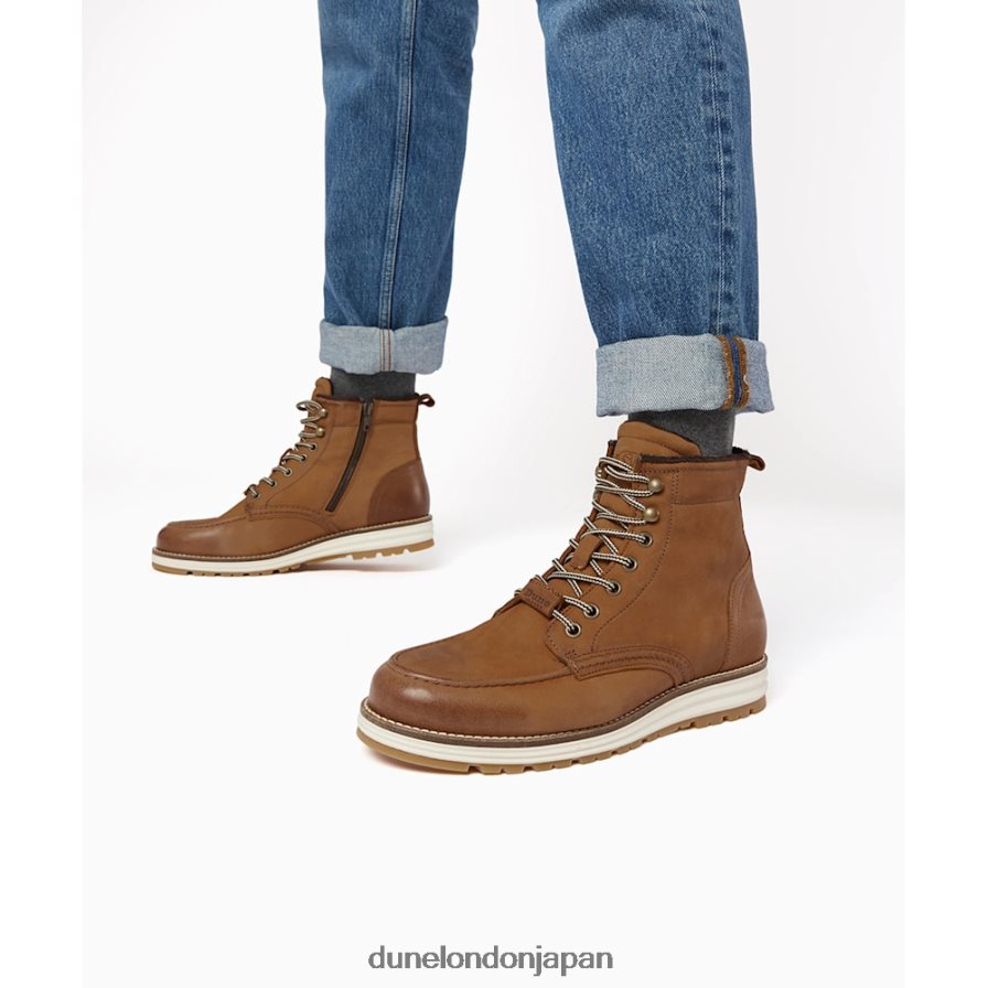クランヌ カジュアルなレースアップハイカーブーツ 黄褐色 男性 Dune London 4JB82R794
