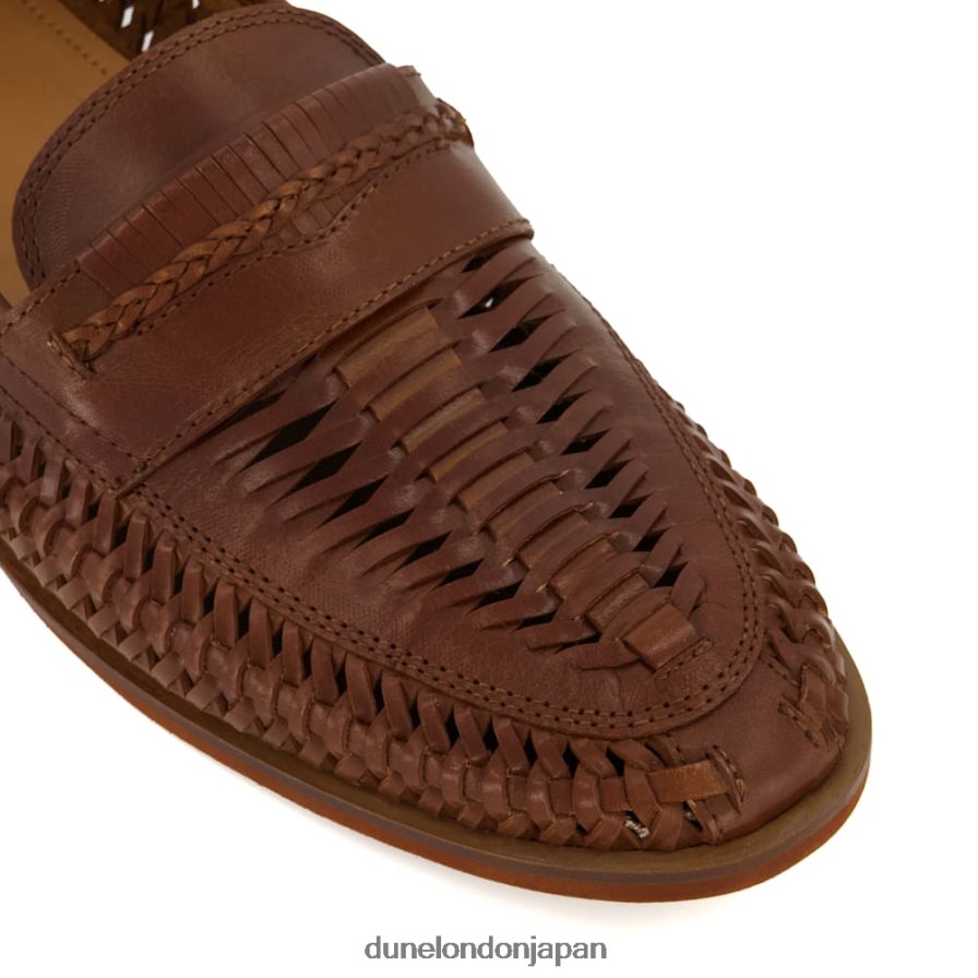 レンガ カジュアルなウーブンローファー 黄褐色 男性 Dune London 4JB82R800