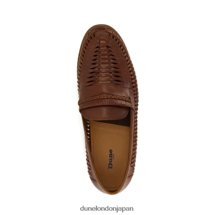 レンガ カジュアルなウーブンローファー 黄褐色 男性 Dune London 4JB82R800