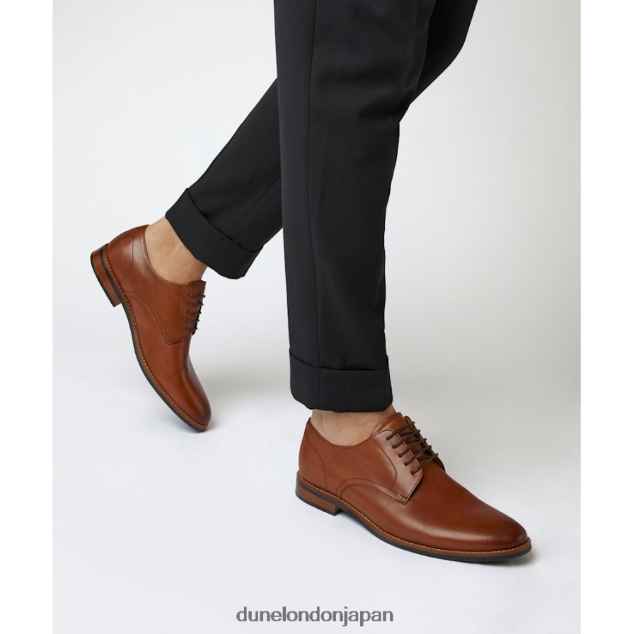 サフォーク ワイドフィットレザーダービーシューズ 黄褐色 男性 Dune London 4JB82R810
