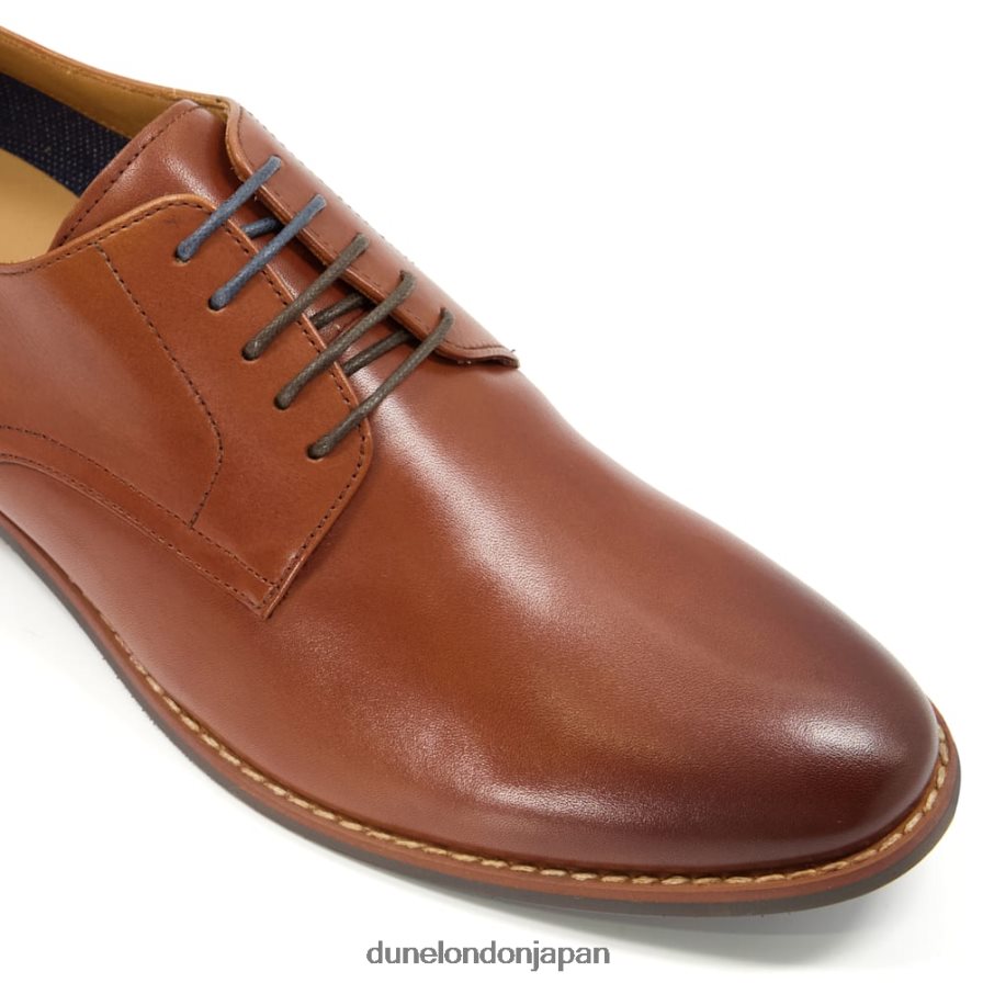サフォーク ワイドフィットレザーダービーシューズ 黄褐色 男性 Dune London 4JB82R810