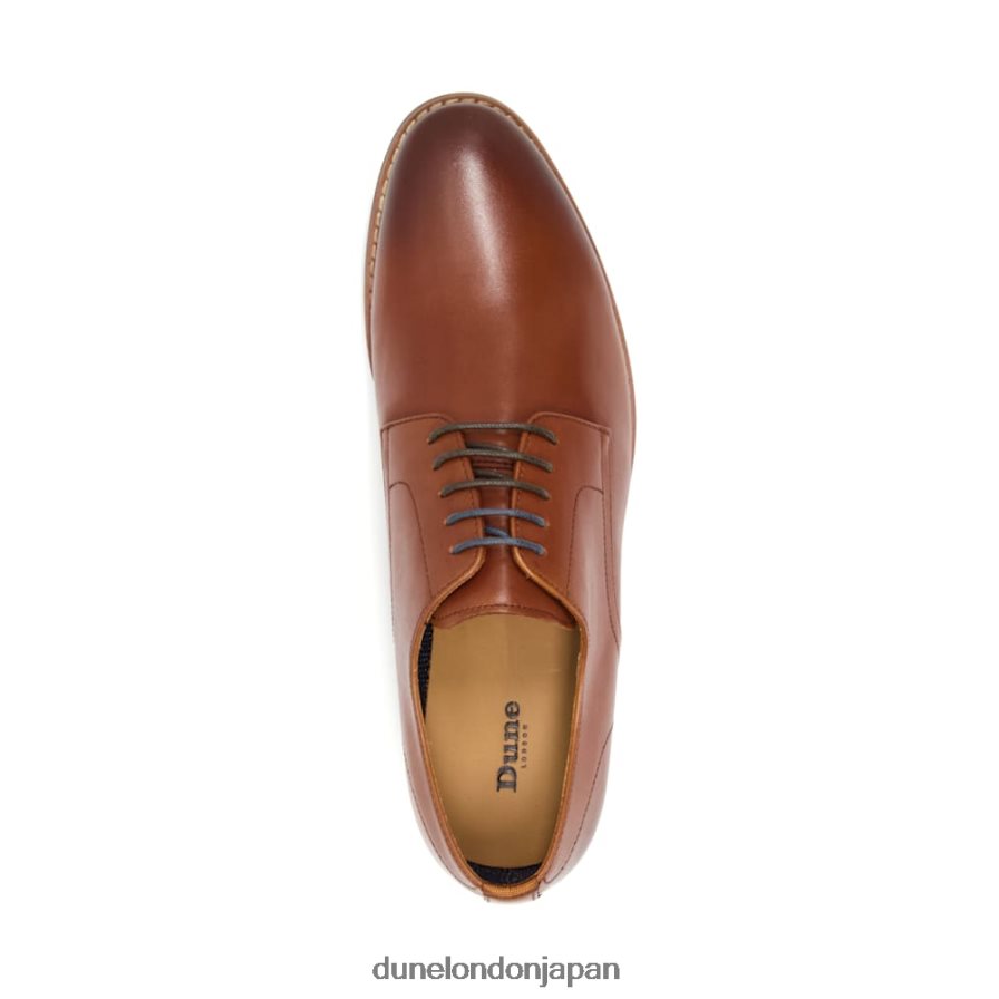 サフォーク ワイドフィットレザーダービーシューズ 黄褐色 男性 Dune London 4JB82R810