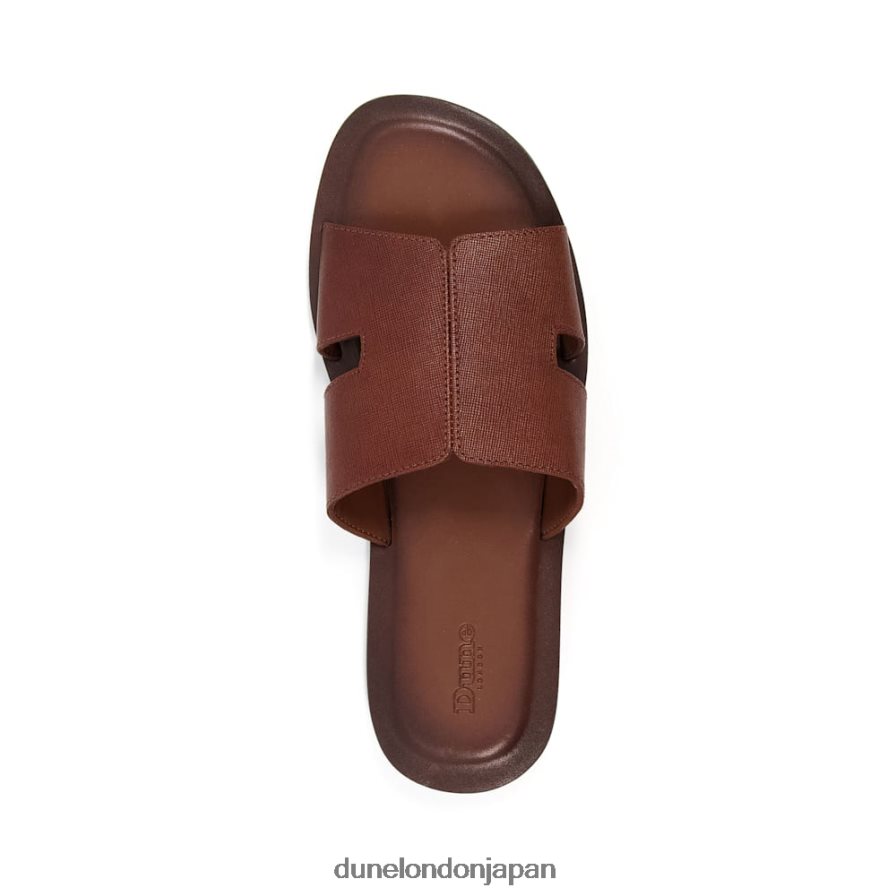 お香 レザーサンダル 黄褐色 男性 Dune London 4JB82R811