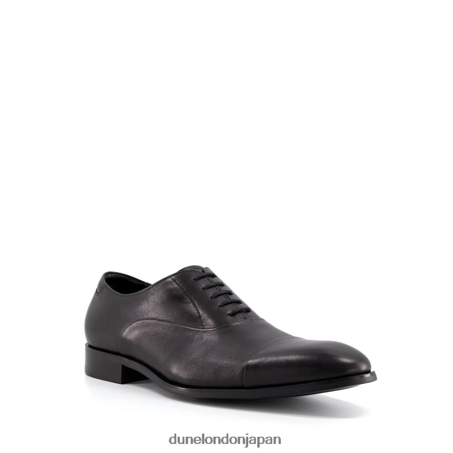秘密 ワイドフィットレザーオックスフォードシューズ 黒 男性 Dune London 4JB82R815